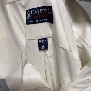 Like new tall men white dress shirt